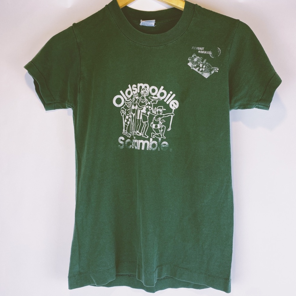 80s vintage Oldsmobile Scramble Michigan State tee